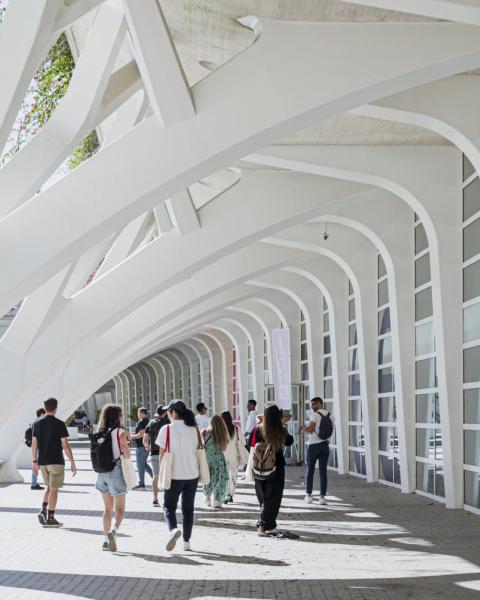 Outside of the Berklee Valencia campus