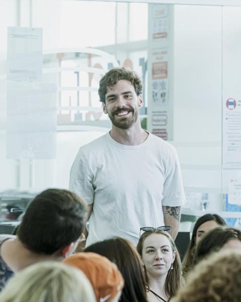 Valencia students in class