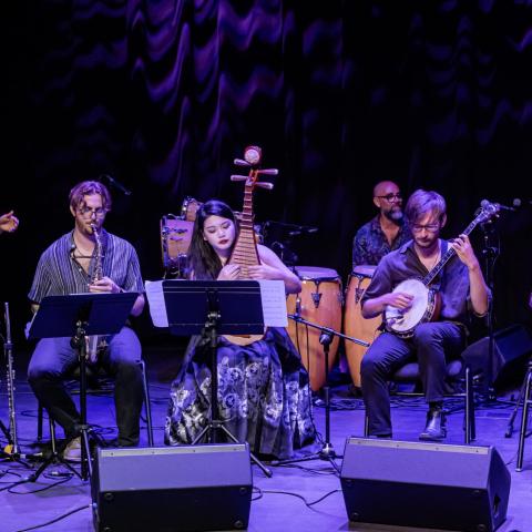 Students perform at Berklee Ensemble Nights