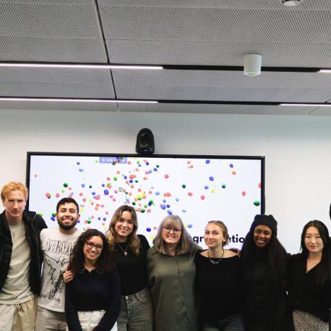 Business of Music Marketing class wit Grace Puluzcek