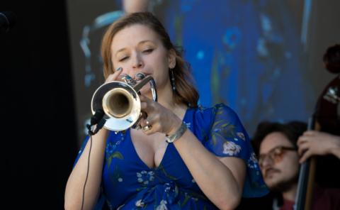 Trumpeter performing at MUSAICO Festival.