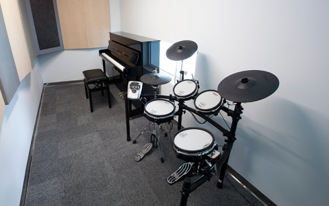 Practice rooms at Berklee Valencia