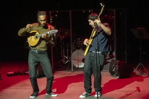 Students perform at CaixaForum València